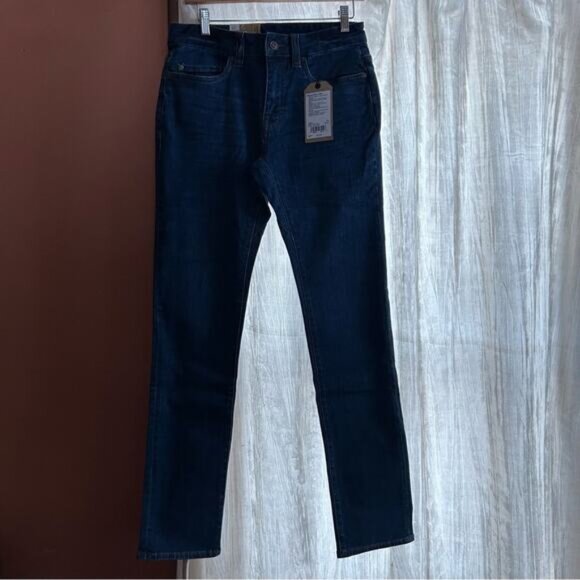 Prana Hillgard‎ Slim Jean Medium Ozone Wash Tapered Jeans NWT Men’s Size 28x32 - Picture 2 of 7